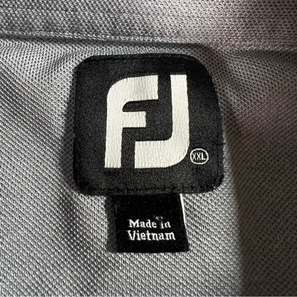 FootJoy Men’s Performance Golf SS Polo Shirt Gray Size 2XL XXL - Picture 4 of 6